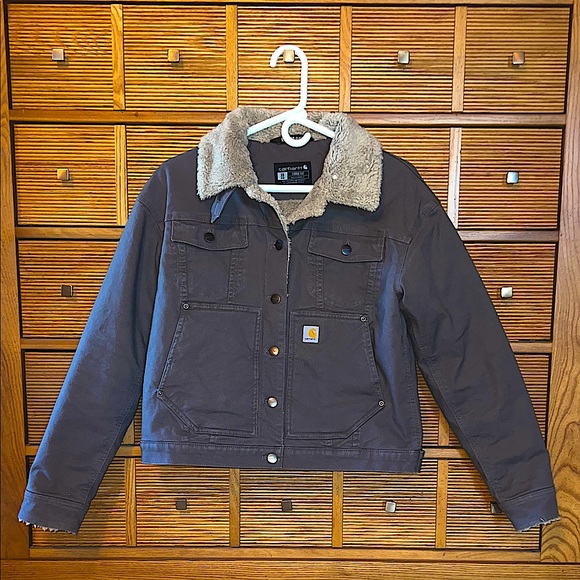 CARHARTT DETROIT WOMEN’S RUGGED FLEX JACKET - Picture 1 of 4